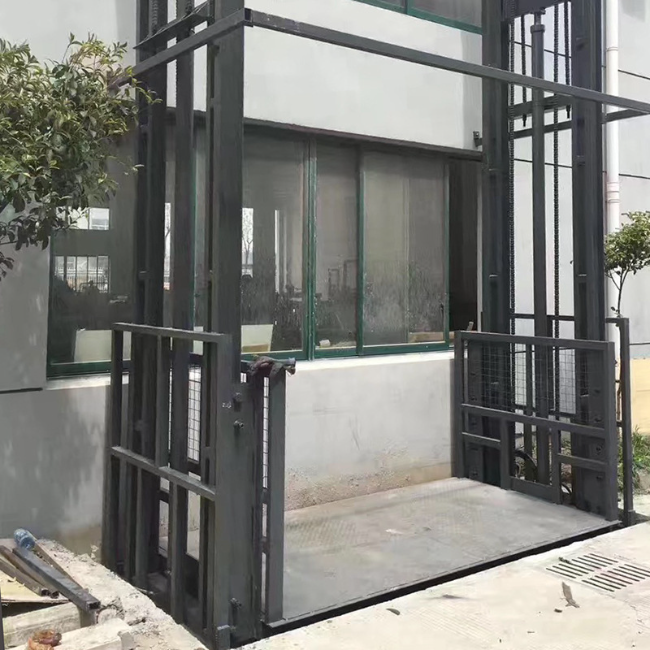 雁江5吨室外升降货梯